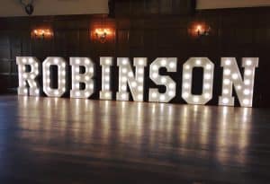 Robinson Light Up Letters