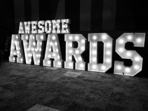 Awesome Awards Light Up Letters