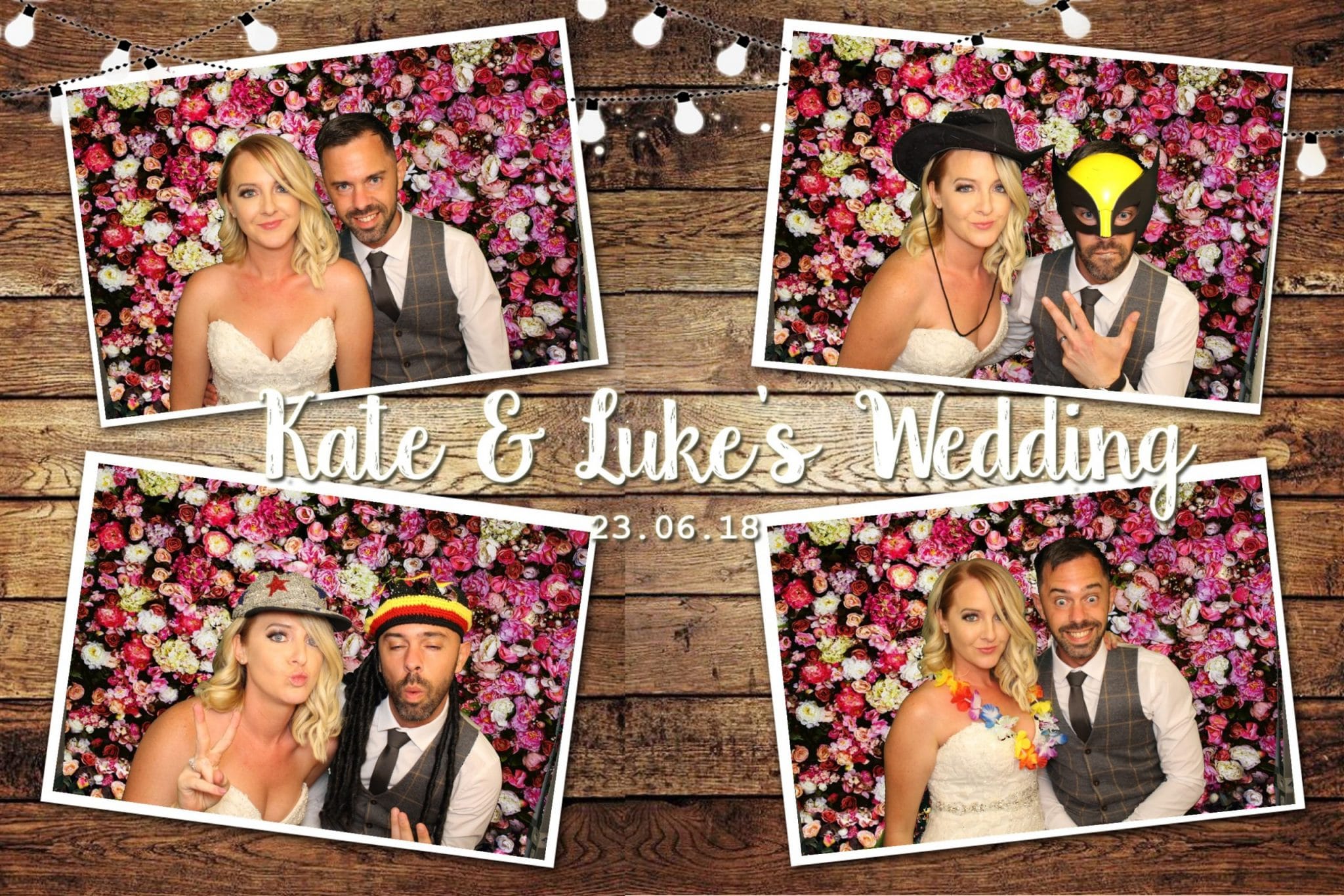 Photo Booth Print From Kate and Lukes Wedding