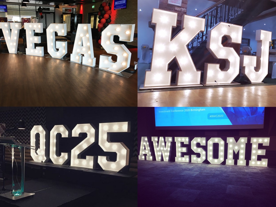 Corporate Light Up Letters