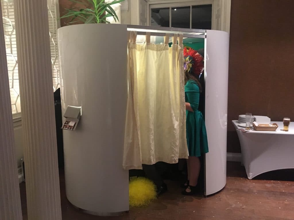 White Booth at Party