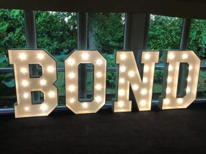 Bond Light Up Letters
