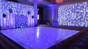 light up dance floor for wedding party