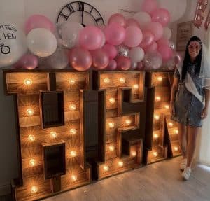 hen do light up letters