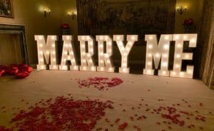 marry me light up letters