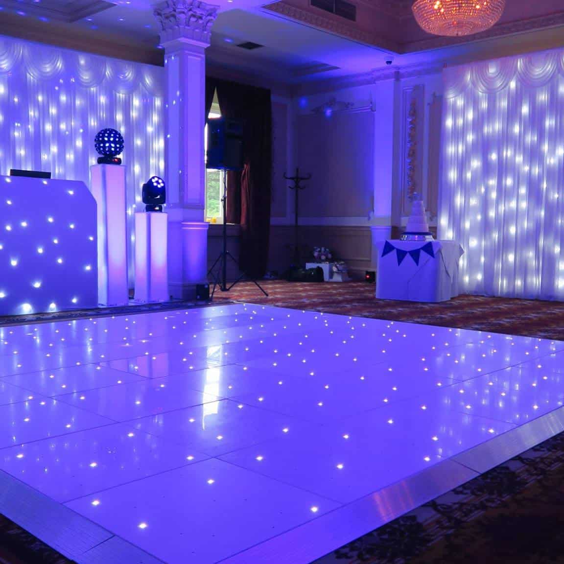 Starlit White Dance Floor